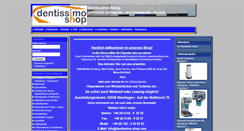 Desktop Screenshot of dentissimo-shop.com